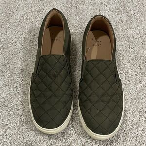 a new day Quilted Slip-On Loafers - Dark Green